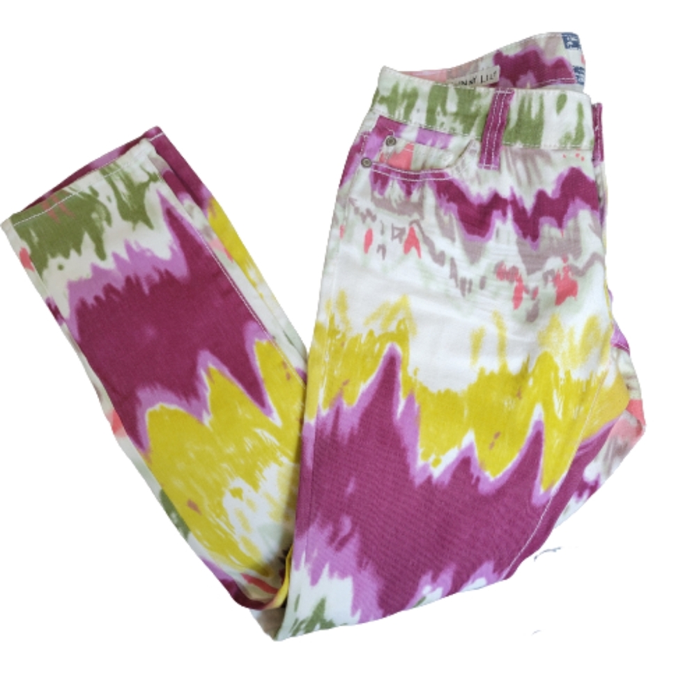 Hot Kiss Skinny Lily Tie Dye Jeans size 5